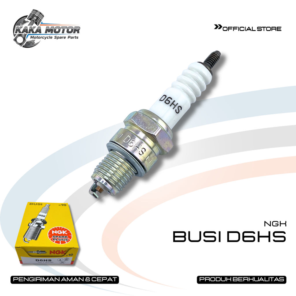 BUSI NGK D6HS - Busi NGK D6HS Motor lama C70 C90