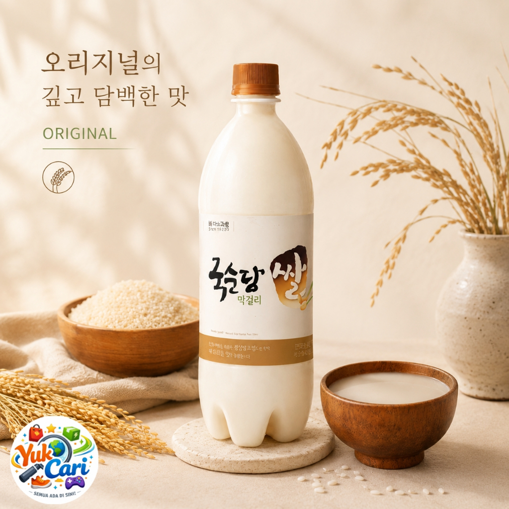 KOOKSOONDANG Makgeolli Original Smooth Flavour Rice Wine Korea 750ml