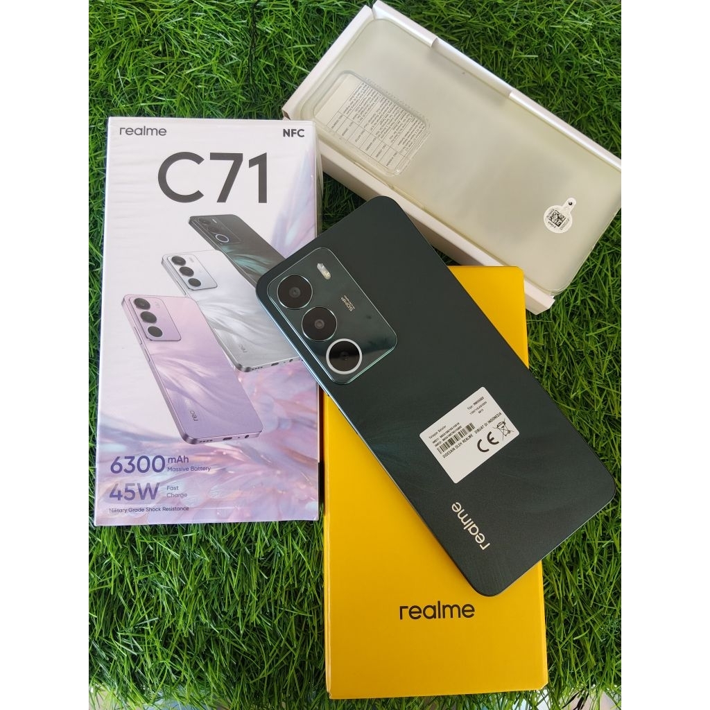 Realme C71 Ram 4 Internal 128 , seken berkualitas dan terjamin ORI