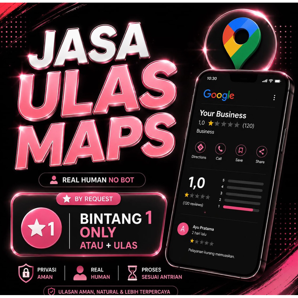 REVIEW MAPS BINTANG 1 by ZEAAL MG | review gmaps | review gmaps murah | ulas maps
