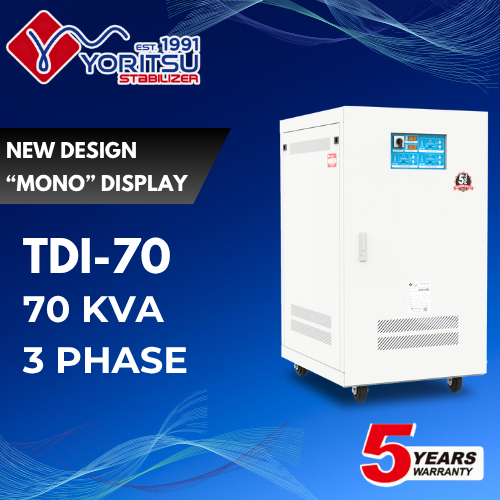 Stabilizer Listrik Stavolt Listrik Avr Yoritsu TDi 70 kVA