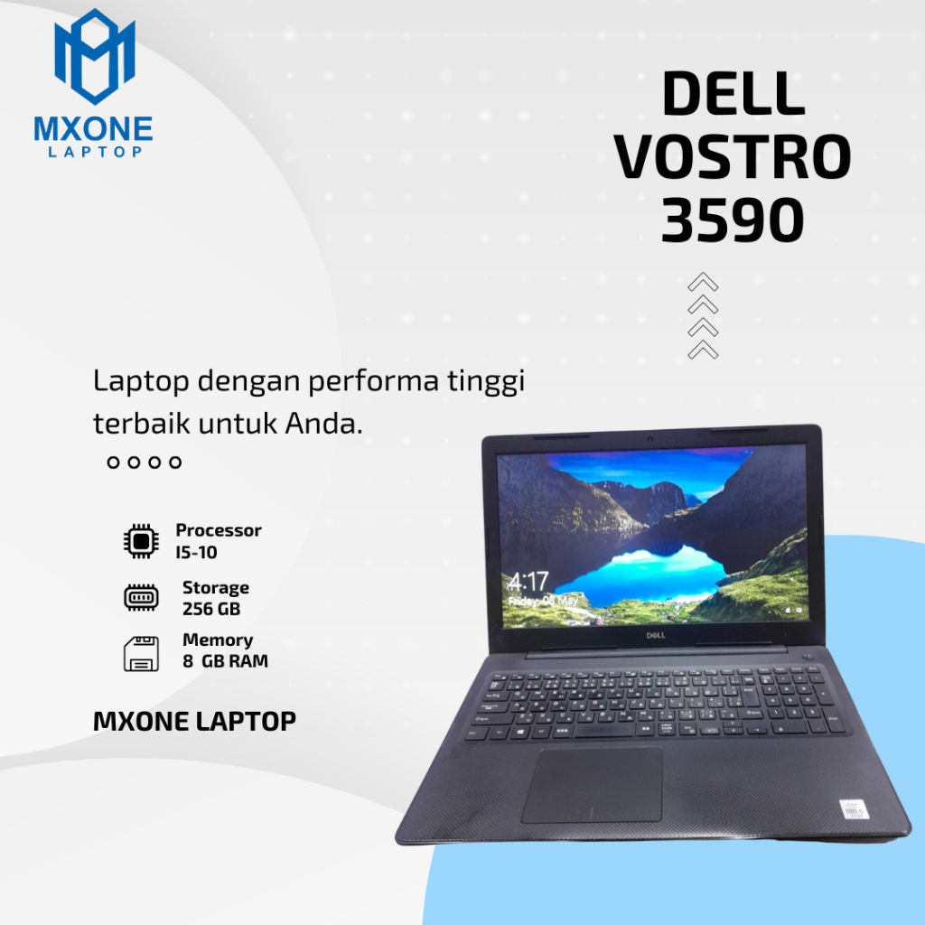 Laptop Second Dell Vostro i5 Generasi 10