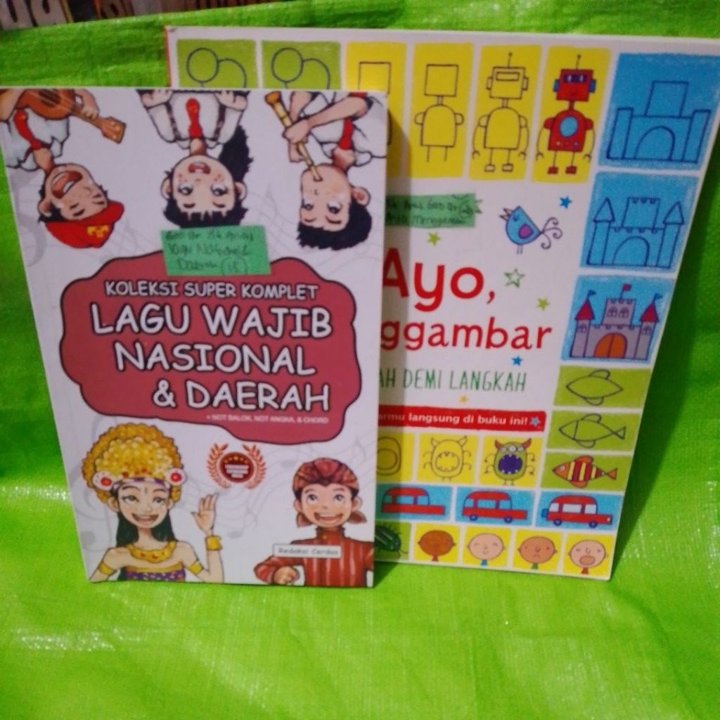 Buku anak Preloved Bahasa Inggris/Indonesia (600 gr) Sound, Board Book, Pop Up, Hard Cover Soft Cove