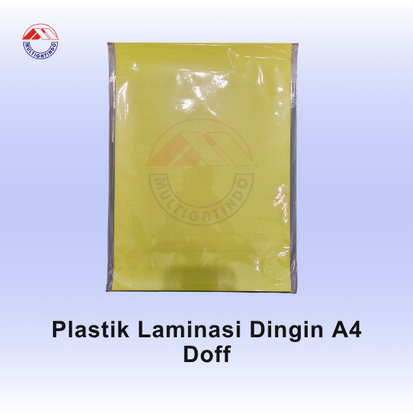 Laminasi Dingin Doff A4, Plastik Laminasi