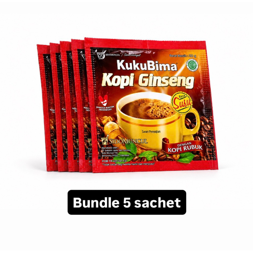 KOPI KUKU BIMA GINSENG - Sido Muncul- 5 sachet
