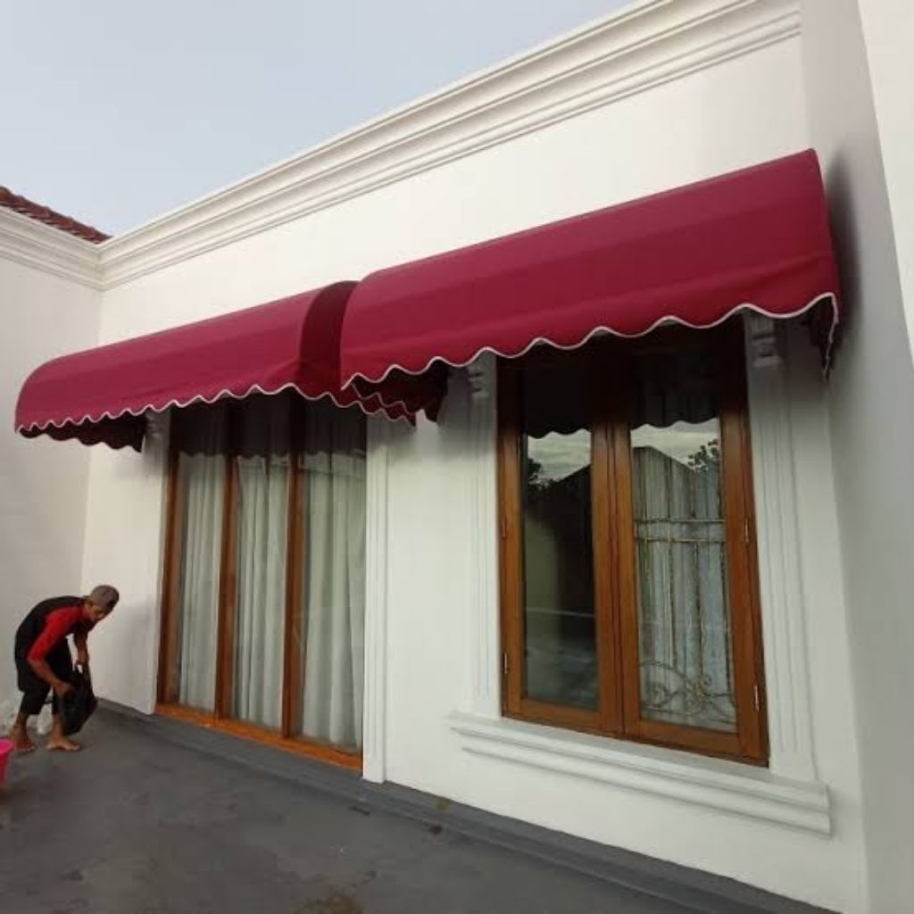 Kanopi Kain jendela rumah, kain Awning Jendela Minimalis