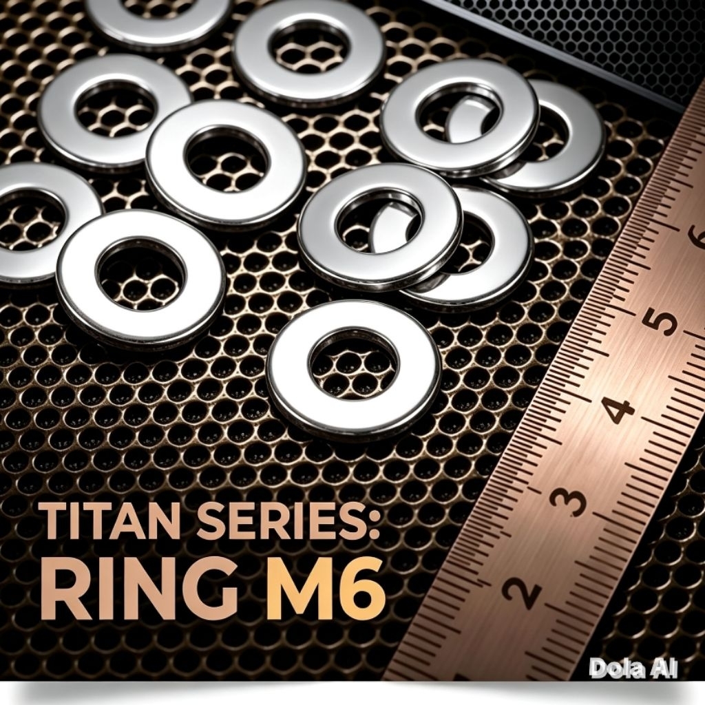 RING PLAT M6 +M8 PUTIH