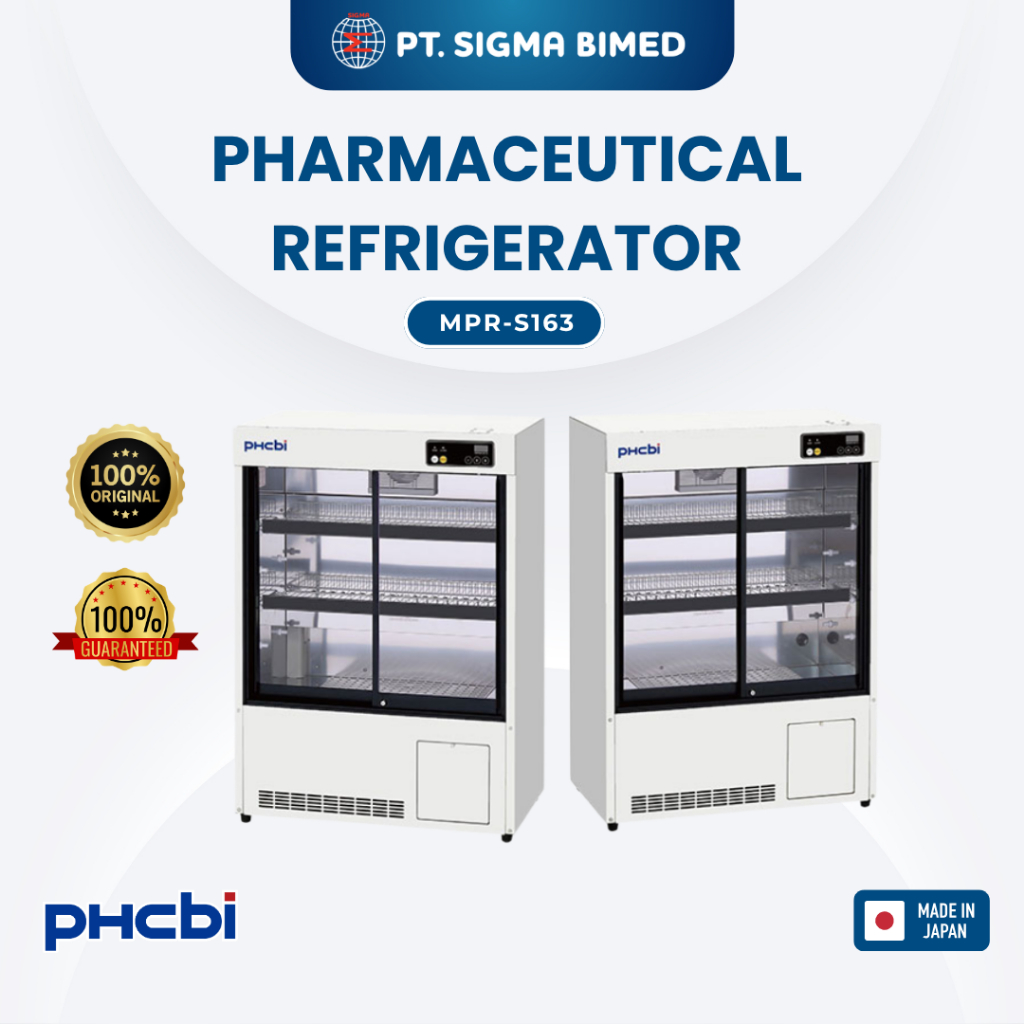 PHCbi MPR-S163 Pharmaceutical Refrigerator 158L Vaccine Refrigerator Sliding Door
