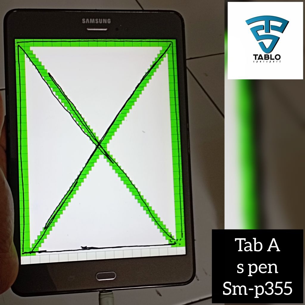 Lcd touchscreen frame samsung Tab A s pen SM-P355 hidup garansi normal