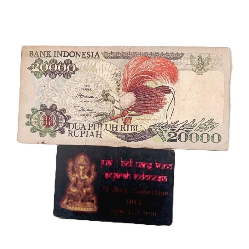 UANG 20 000 RUPIAH 1995 CENDRAWASIH