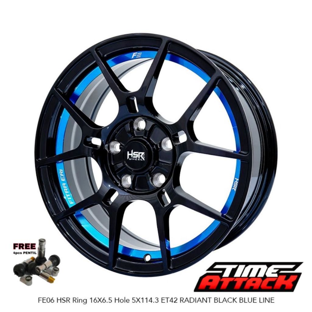 Velg Mobil Ertiga R16 HSR Wheel FE06 Velg HSR Ring 16 PCD 5X114,3