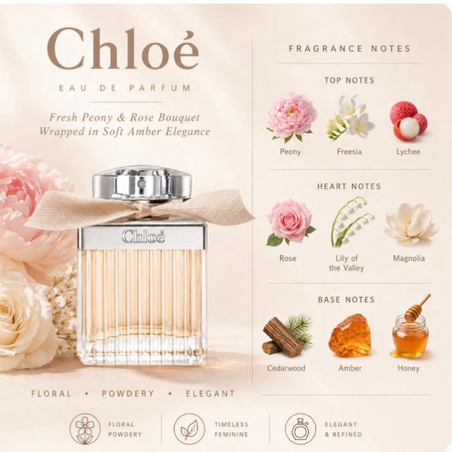 Parfum Wanita Chloe Pita EDP 75ml TANPA BOX