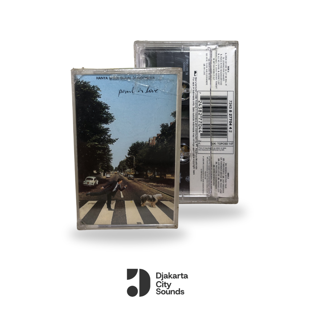 Kaset Pita Paul McCartney - Paul Is Live (Segel/Sealed)