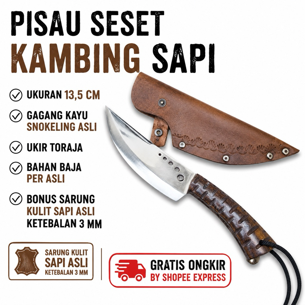 Pisau Seset Terkeren  kegunaan potong dan seset terbaik (pisau unik,mewah)