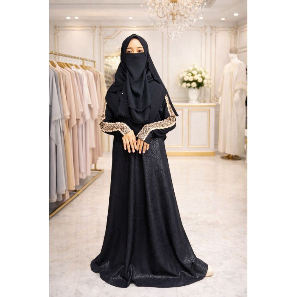 Jubah abaya Arab wanita viral yang sedang promo