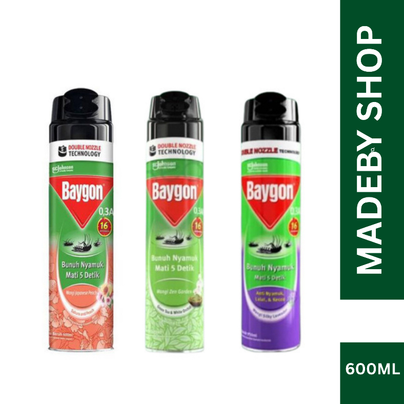 Obat Nyamuk Baygon Aerosol 600 Ml All Varian