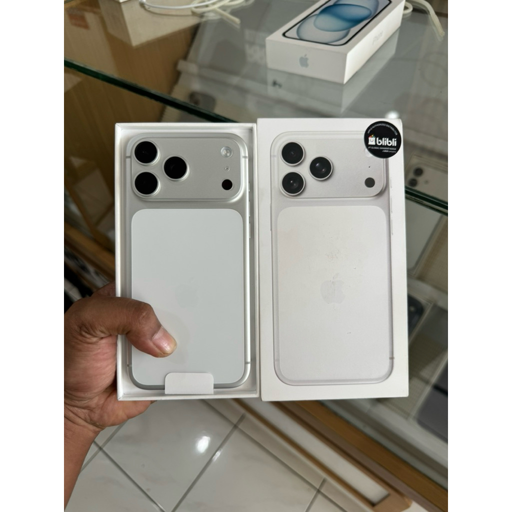 iphone 17 promax 256gb ibox second silver