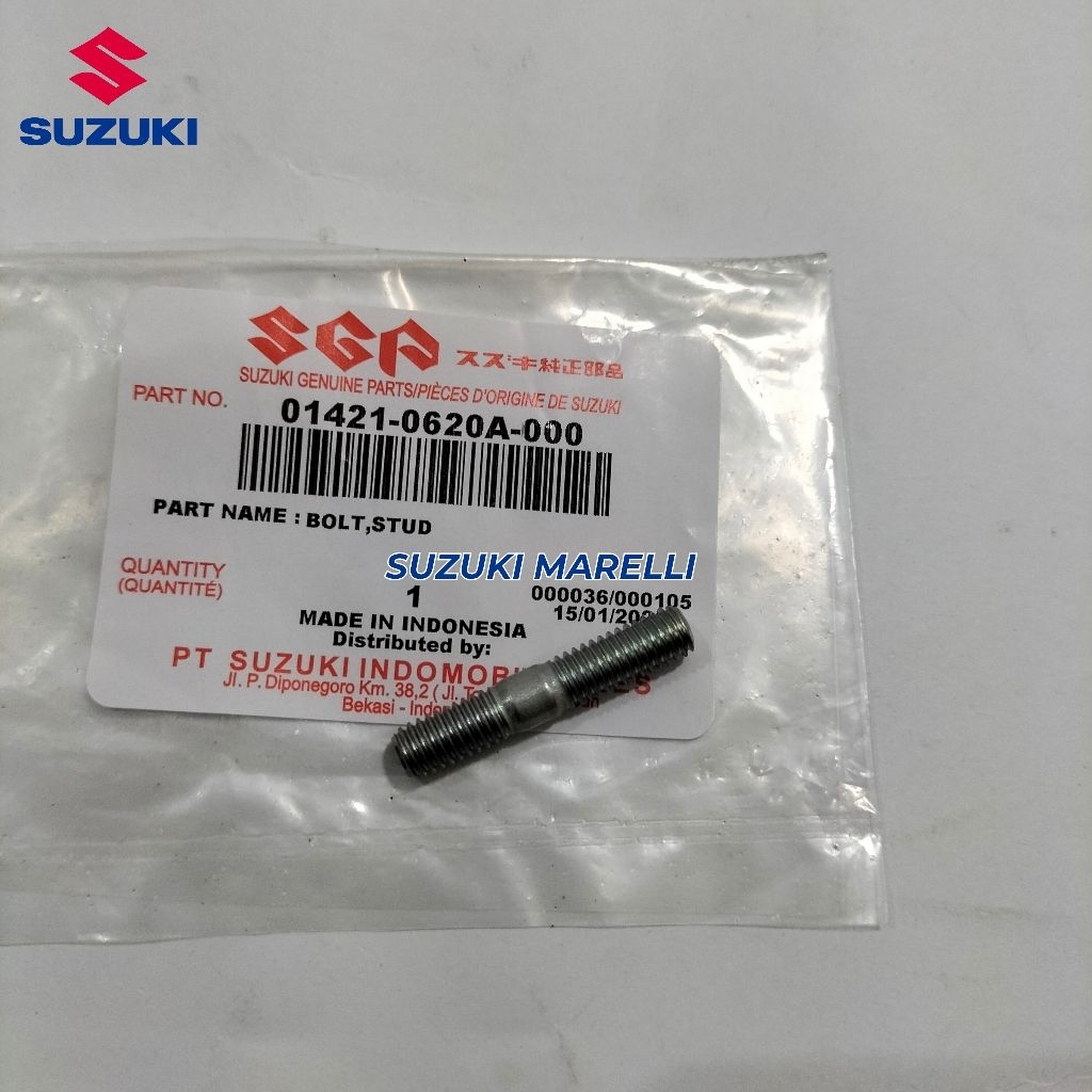 BAUT TANAM BLOK SEHER BLOK HEAD STUD BOLD SUZUKI SATRIA GSX RAIDER BANDIT ORIGINAL SGP