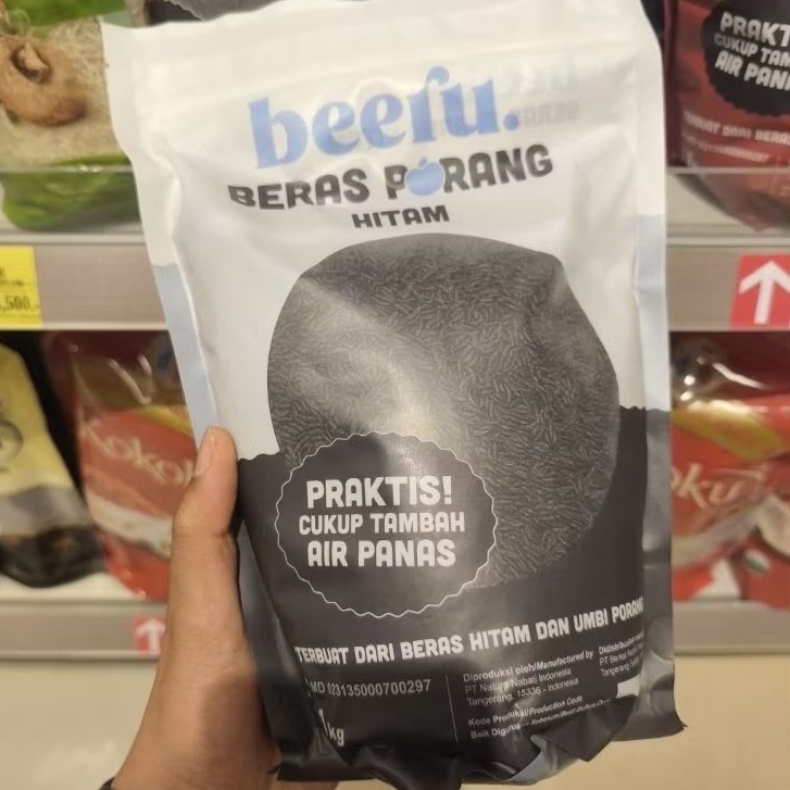 Beeru Beras Porang Hitam Praktis Cukup Tambah Air / Terbaru Dari Beras Hitam Dan Umbi Porang 1 Kg
