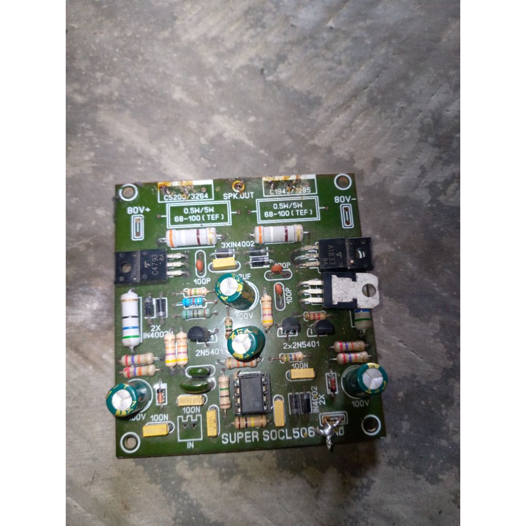 Kit/Driver Power Amplifier SOCL 506  Sub, Copotan