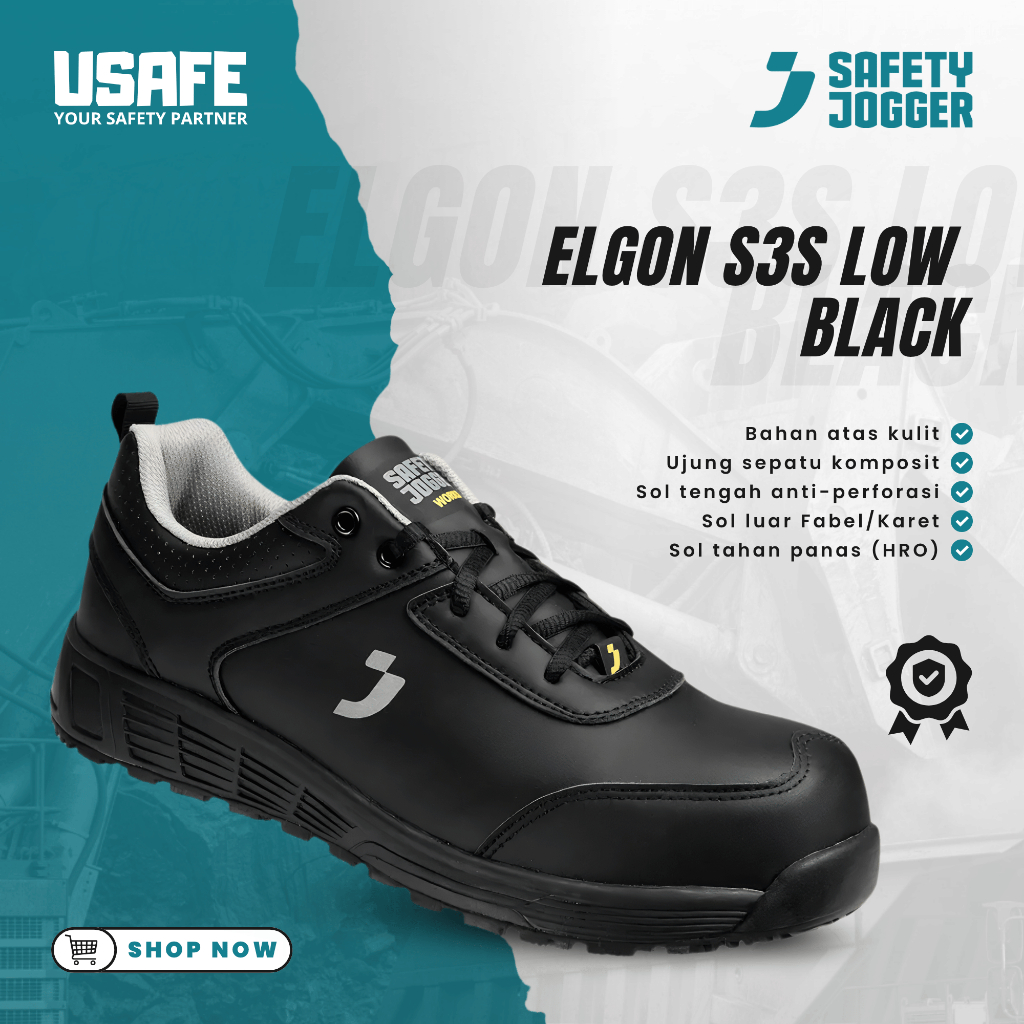 Sepatu Safety Jogger Elgon S3S Low