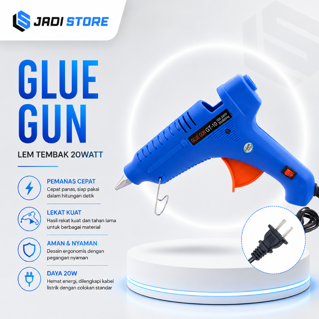 Alat Lem Tembak Glue Gun Lem Tembak Perekat Serbaguna Lem Tembak Kecil Murah Lem Tembak Besar Lem Te