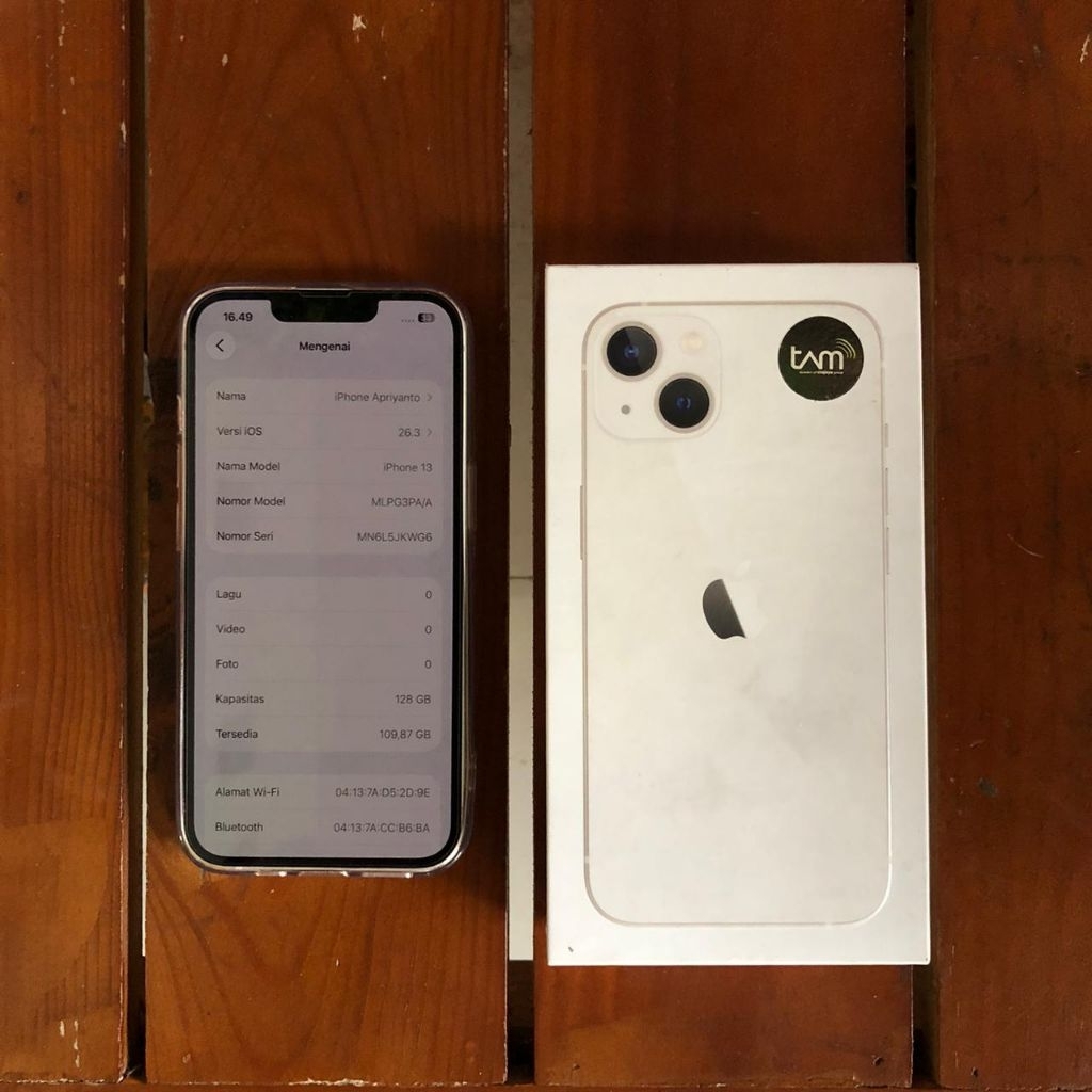 Iphone 13 128gb Seken Segel Garansi Off