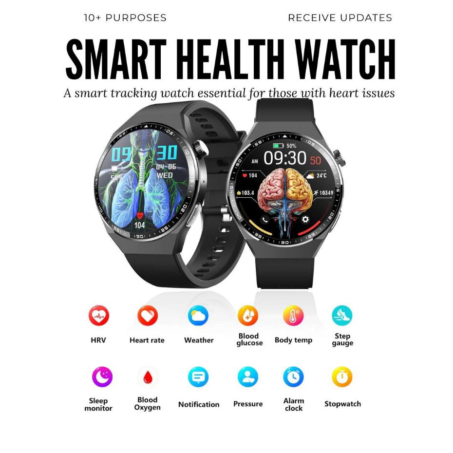 Smartwatch GT8 Porsche Design MAX Bluetooth Telephone Call Watch GPS NFC Heart Rate Fitness Tracker