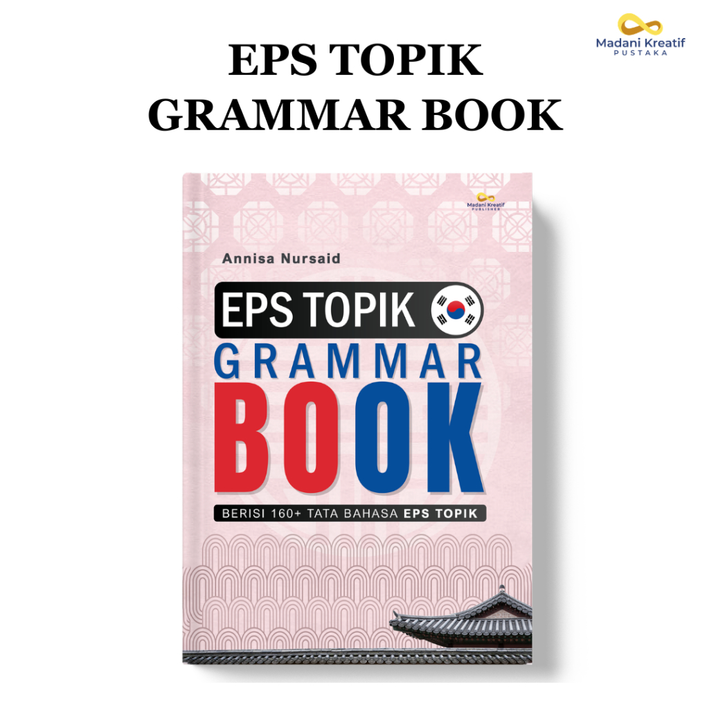 BUKU EPS TOPIK GRAMMAR KOREA LENGKAP 160+ TATA BAHASA | SIAP UJIAN HRD KOREA