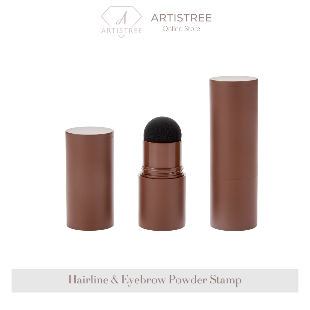 EYEBROW Hairline Powder Cetakan Alis Instan 10 Model Cetakan Alis Sikat Eyebrow Stamp Alis MP017 DC