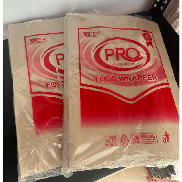 Kertas Nasi 200 Lembar Kertas Bungkus Nasi Food Wrapper