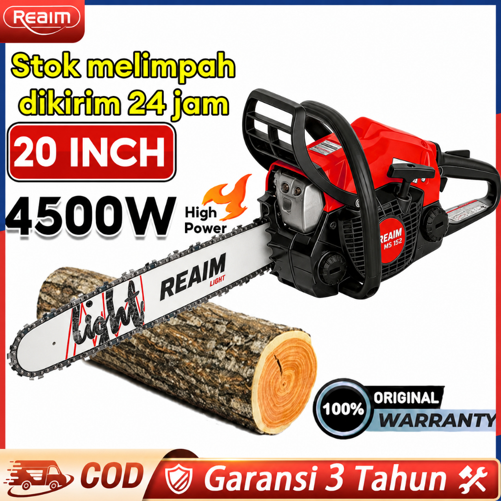 Mesin Potong Kayu /Chainsaw/sinso senso/ 58CC 20  Senso Chainsaw 2Tak Untuk /Gergaji Mesin/Mesin Ger