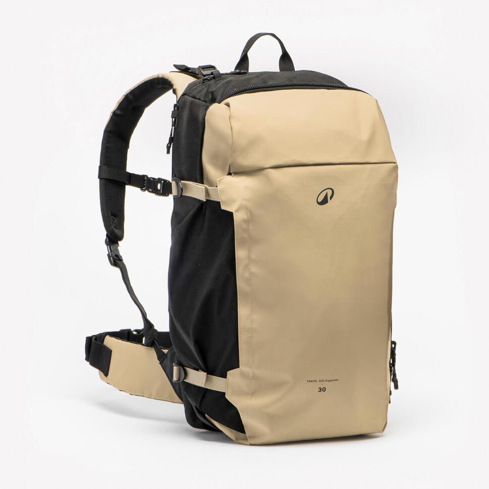 Decathlon QUECHUA Tas Travel Organizer 500 - 30L - Beige - 8990285