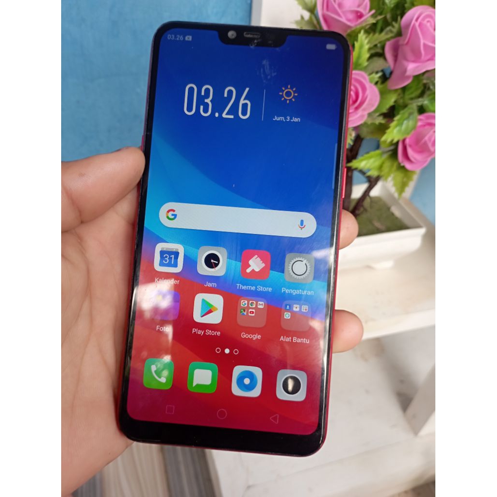 hp oppo a3s repubis ram 6/128 second bekas