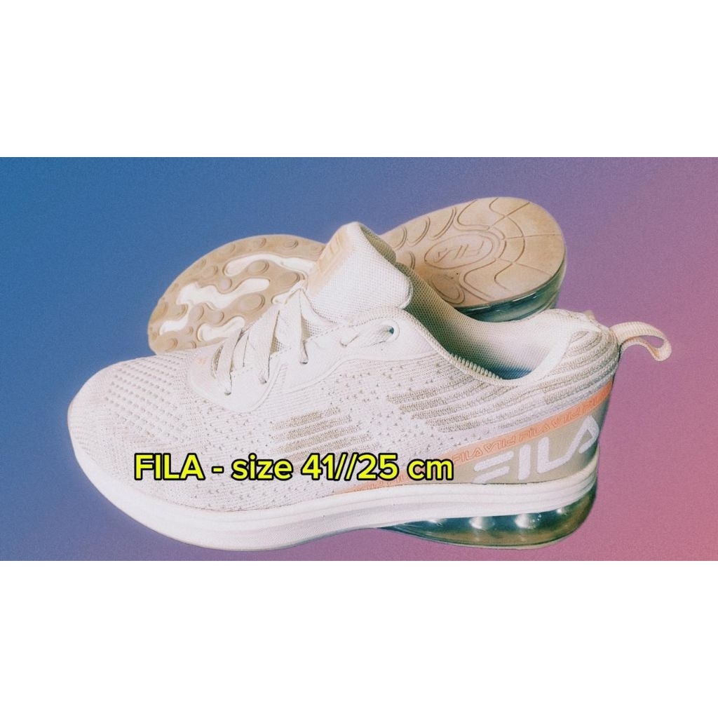 Sepatu Fila Sneakers women pink second original