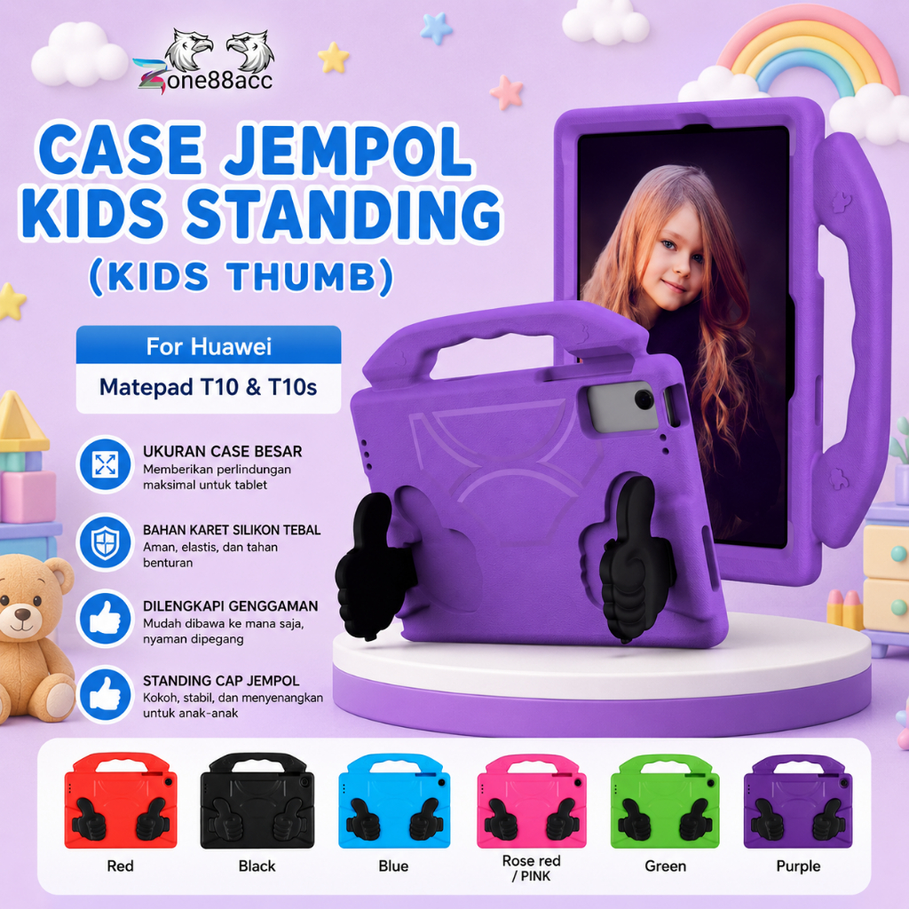 Sarung Jempol Huawei Matepad T10 / Matepad T10s bumper case tebal  case huawei matepad t10s  case hu
