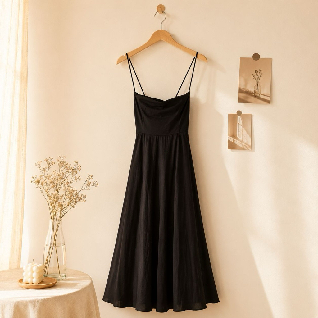 Tavia The Lebel Dress - Black (Size S) PRELOVED