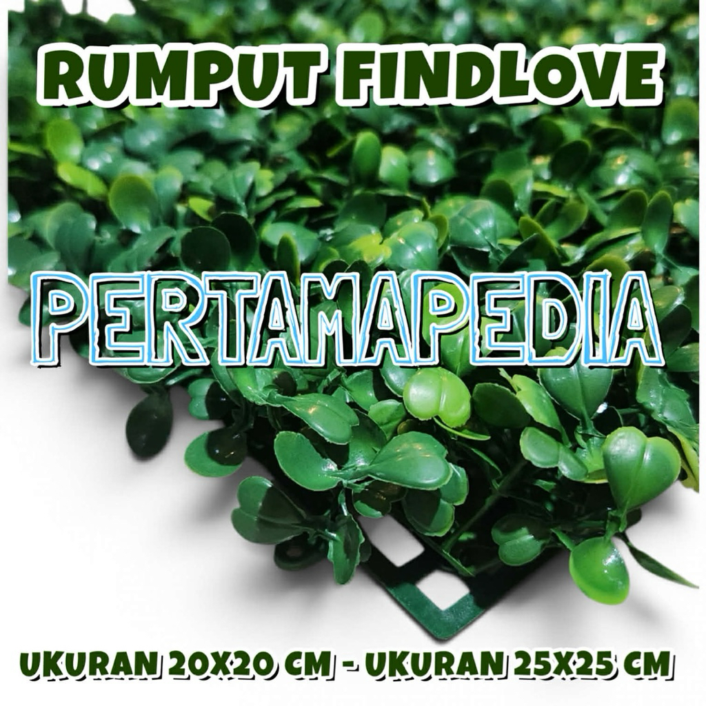RUMPUT HIJAU PLASTIK FINDLOVE/ RUMPUT ARTIFICIAL/ RUMPUT PLASTIK/ RUMPUT SINTETIS/ RUMPUT DASAR AQUA