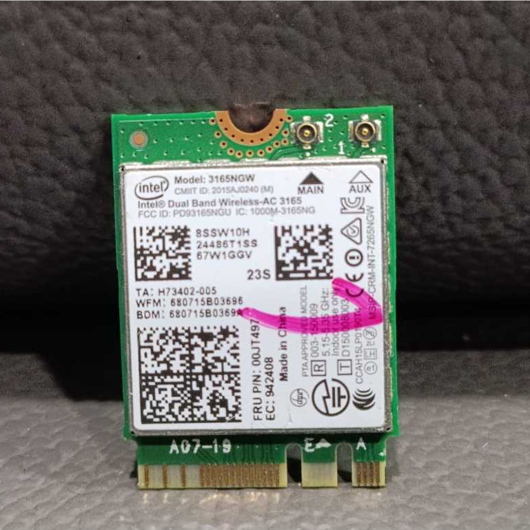 Wireless Card Wifi Card Laptop bluetooth Intel® Wireless-AC 3165