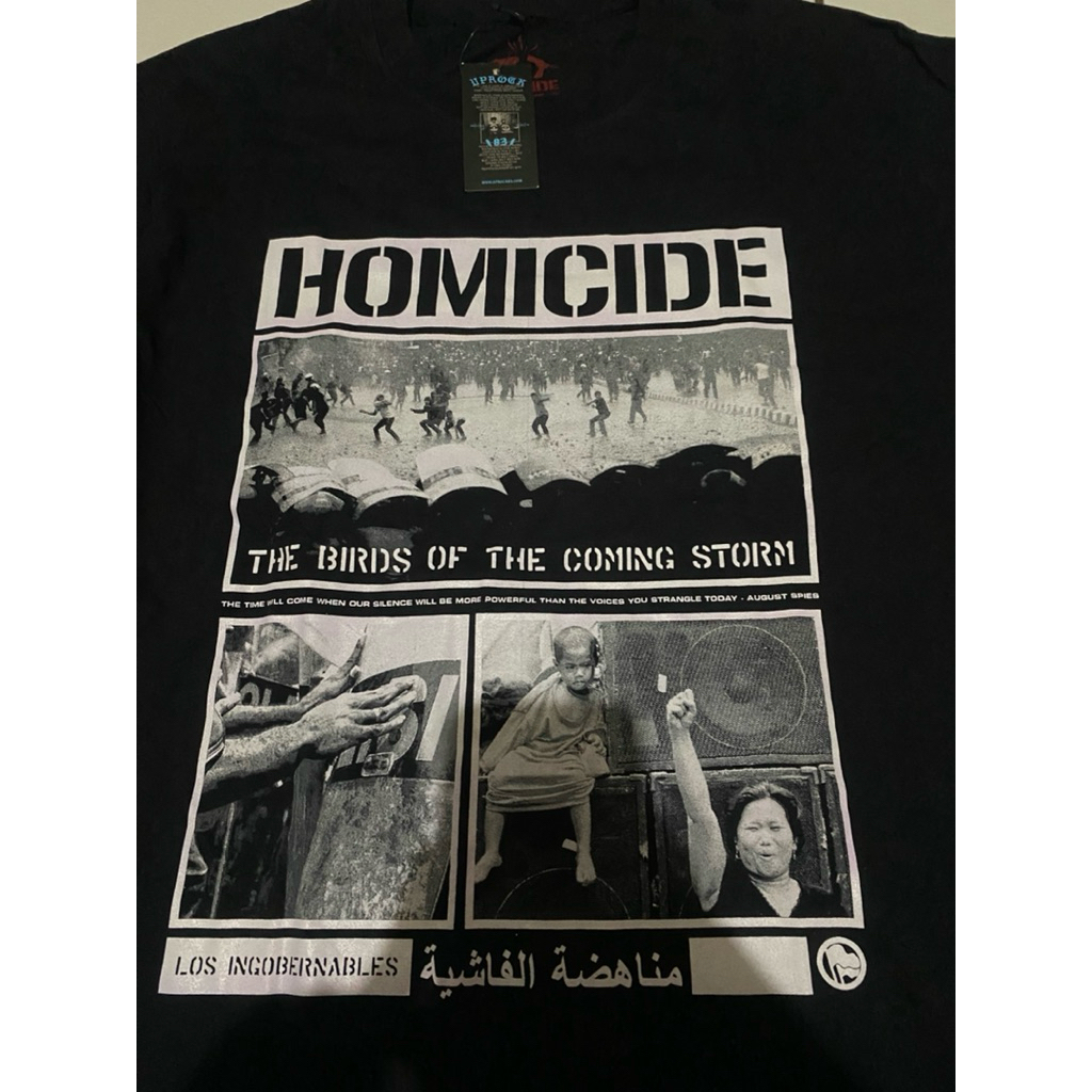 Tshirt Homicide - Los Ingobernables Size L (New Old Stock)