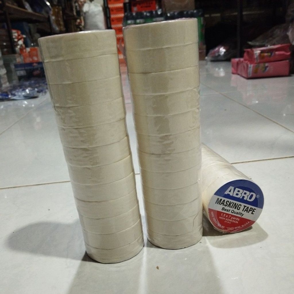 Isolasi Kertas tebal Abro per slop 12 Roll