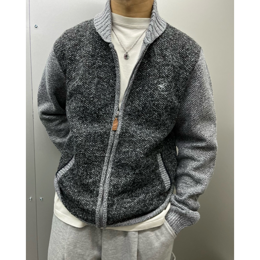 Beverly Hills Polo Club Zip-up Knit Jacket