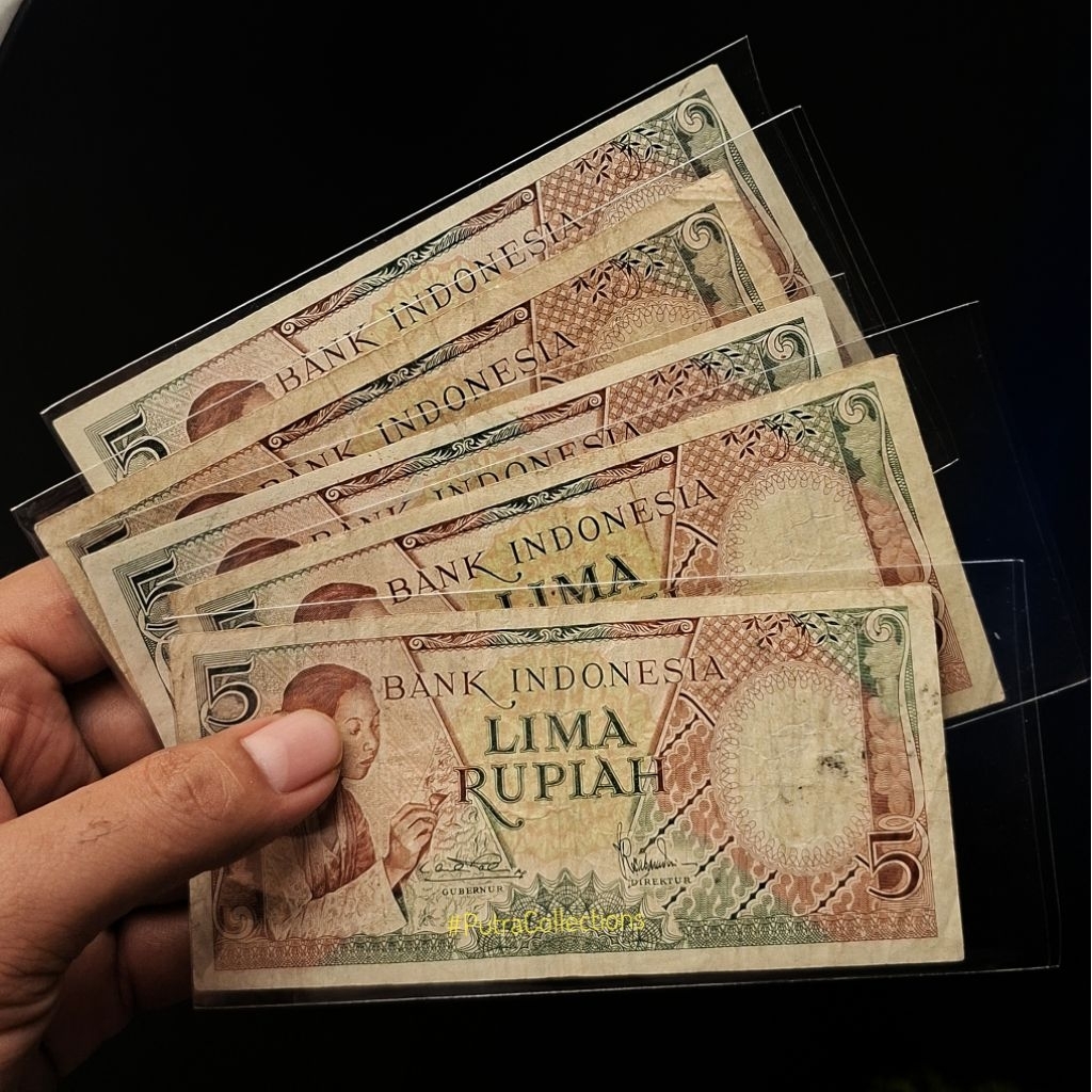 uang 5 rupiah seri pekerja tahun 1958
