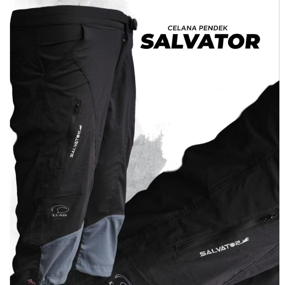 Celana 7/8 Claw Salvator Original Resmi Black Celana Quickdry Summits Hunting Trekking Claw