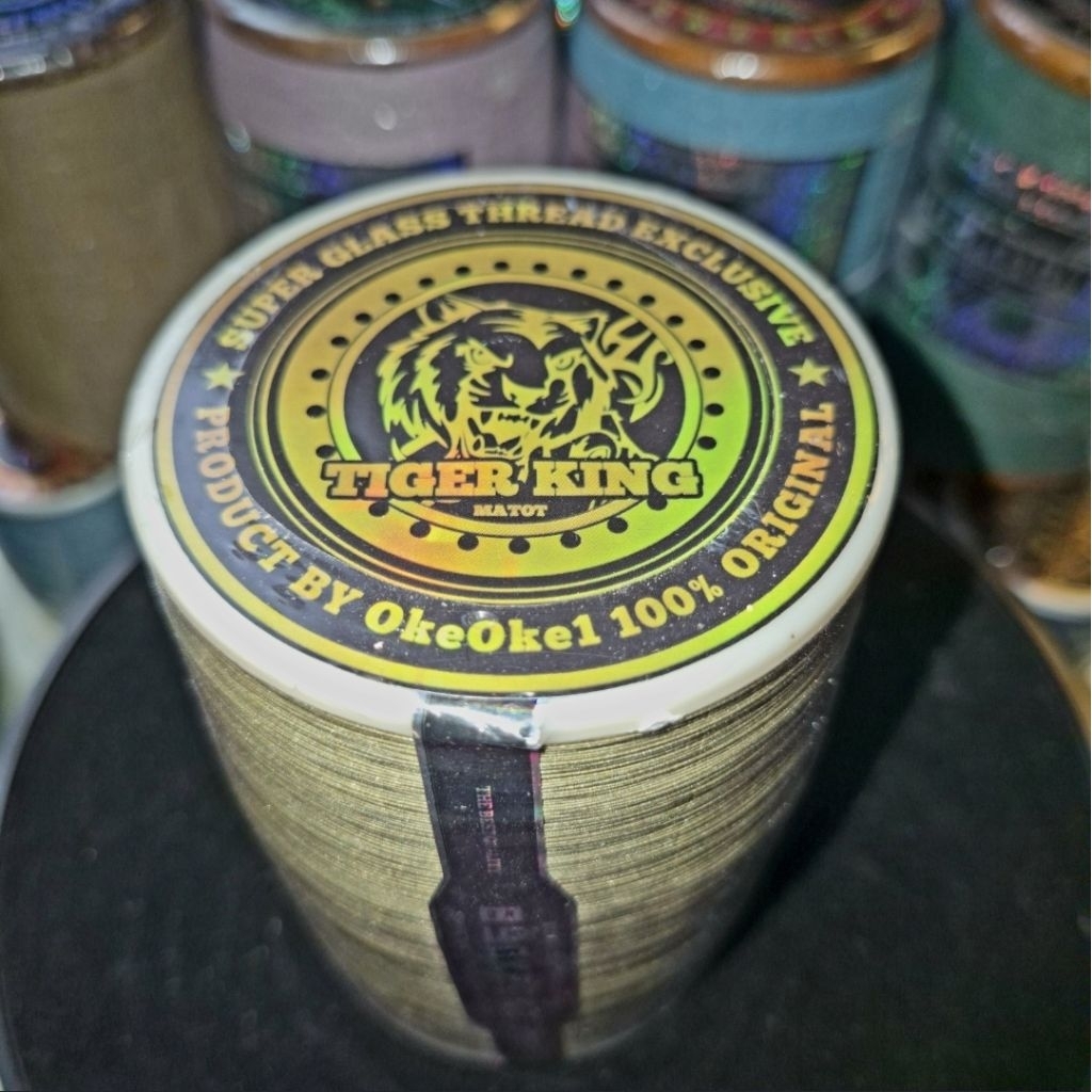 Gelasan Matot TIGER KING 6000Y Original Bahan Import gelasan layangan kualitas terbaik