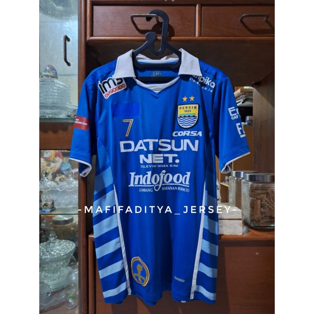 Jersey Persib Bandung Home 2015 (Bhayangkara Cup 2016) Original Size M Regular