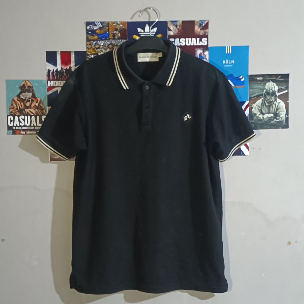 POLO JAMES BOOGIE SECOND ORI SIZE L + BOX DAN TAG