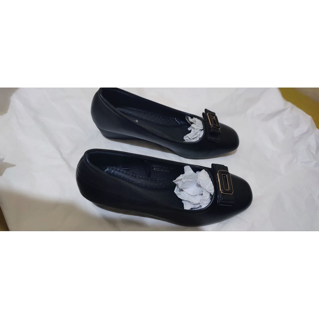 LAWRENSIA - SEPATU KERJA WANITA HITAM