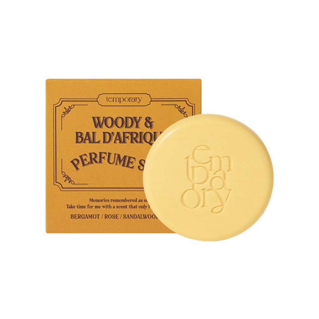 Temporary Woody & Bal D’Afrique Perfume Soap 75g KOREA IMPORTED
