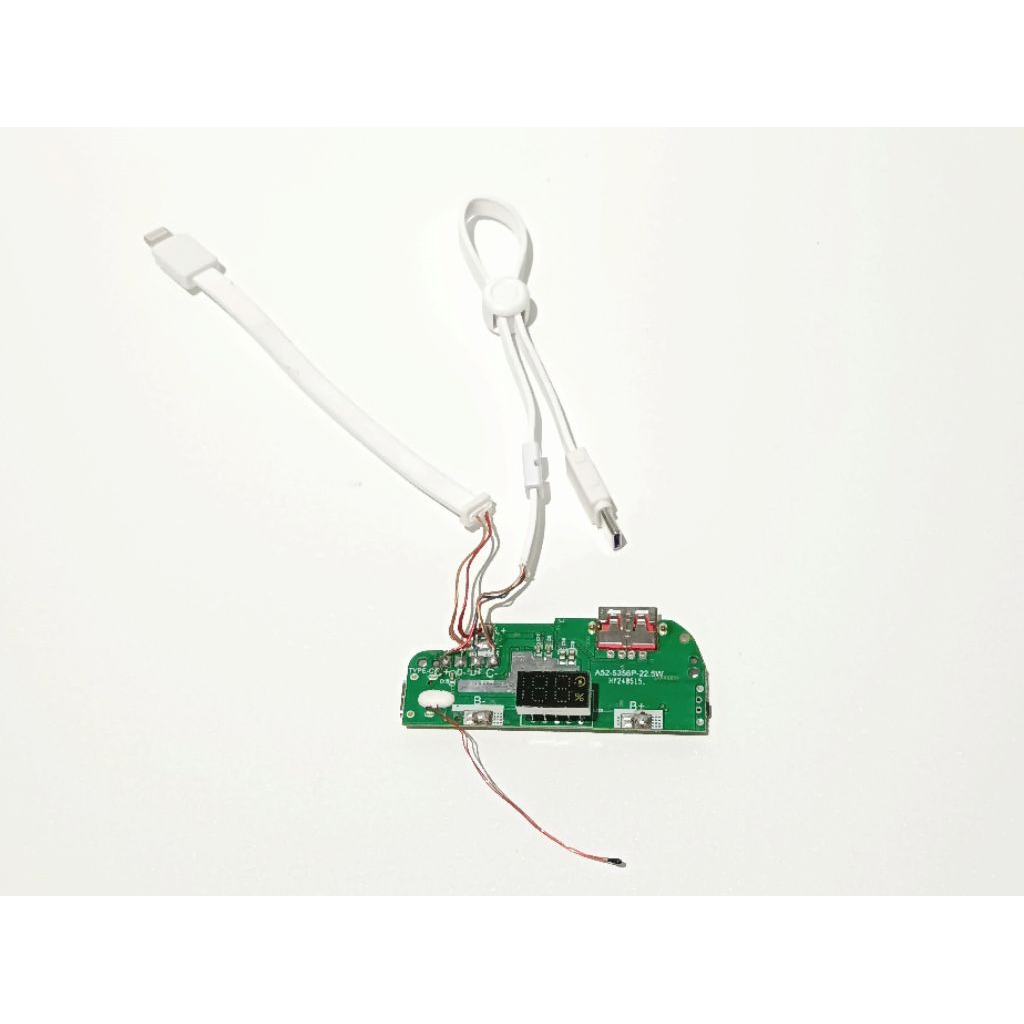 Modul Powerbank Fast Charging LCD Support QC2.0 QC3.0 kondisi copotan normal